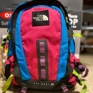 Rainbow Northface backpack